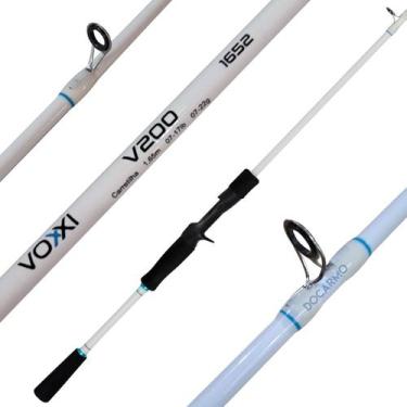Imagem de Vara para Carretilha 17lb Pesca Tucunaré 1.65m Fibra de Vidro Tubular 