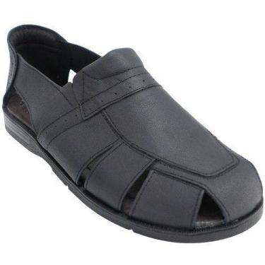 Imagem de Sandália Italianinho 10340719, Preto, 42