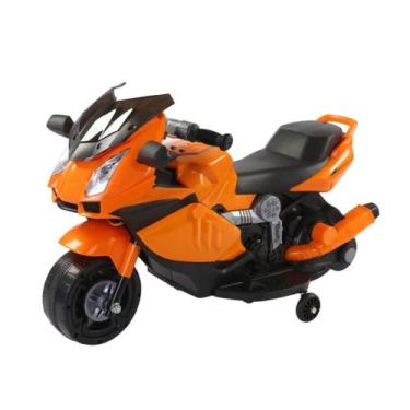 Imagem de Mini moto eletrica 6v infantil laranja - importway
