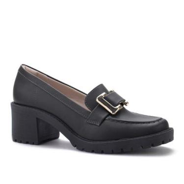 Imagem de Mocassim Loafer Sua Cia 8353.15401 Feminino Preto, Preto, 36