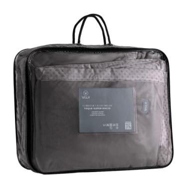 Imagem de Cobertor Velvet Dream Casal Cinza Microfibra - Wolff
