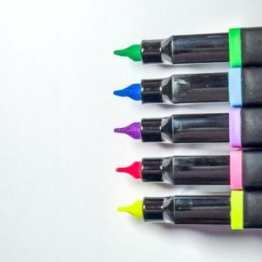 Imagem de Marca Texto Carbon Neon - Unidade - Jocar Office -, Azul