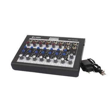 Imagem de Mesa de Som Analógica 8 Canais NA 802 - LL Audio - Ll Áudio
