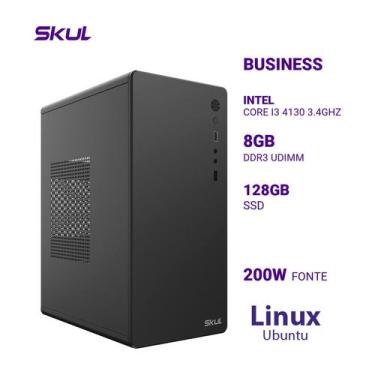 Imagem de Computador B300 Core I3 4130 3.4GHZ Mem 8GB DDR3 SSD 128GB Fonte 200W 