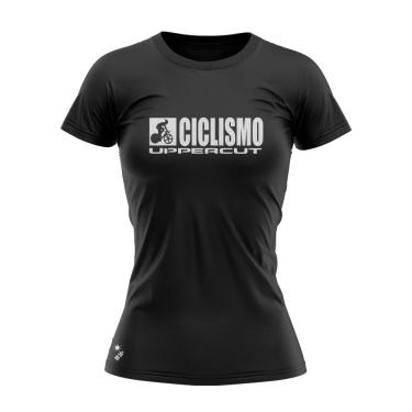 Imagem de Camisa Dry Fit Uppercut Ciclismo Bc Adulto unissex, Preta e branca, GG