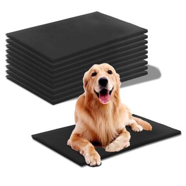 Imagem de Kit 10 Colchonetes Pet Canil Espuma Impermeável Corvin 85x45x3cm