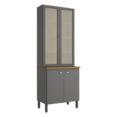 Imagem de Cristaleira Vivenda 2 Portas Com Vidro THB