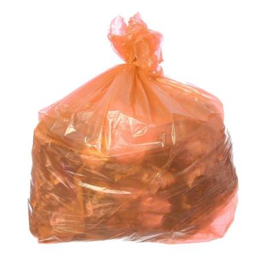 Imagem de Saco Para Lixo Com Capacidade De 30 Litros Laranja Com 100 Unidades Itaquiti