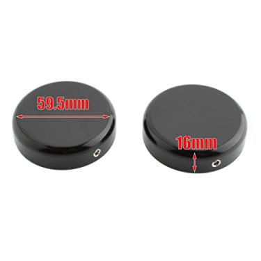 Imagem de FINMOKAL Tampa Da Porca Da Haste Do Garfo Superior Preta Para Harley-Davidson Xl1200X 48 2016-2022