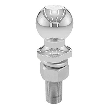 Imagem de CURT 40020 Bola cromada de engate de reboque, 2,7 kg, 5 cm de diâmetro, 1 haste de 7,6 cm, cinza