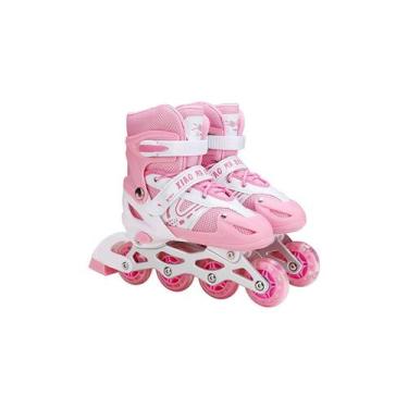 Patins Roller In Line Ajustável 28-32 / 32-36 / 36-40 + Led!