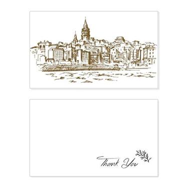 Imagem de Caderno de anotações com paisagem do Rio Peru Cartão de agradecimento aniversário aniversário comemoração casamento agradecimento