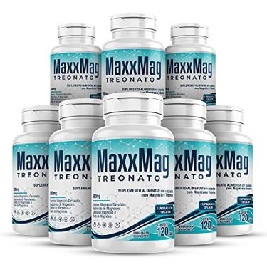Imagem de Maxxmag 8x 120 Cáp Magnésio Treonina Glicinato Cloreto Oxido