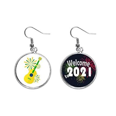 Imagem de Brinco com pingente de orelha de instrumento de carnaval do Brasil, joia 2021 Blessing