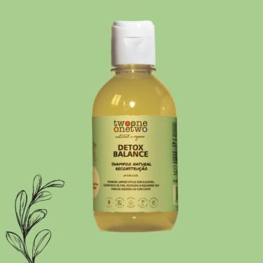 Imagem de Shampoo Natural Detox Balance Cabelos Oleosos ou com Caspa Twoone Onetwo Natural Vegana 