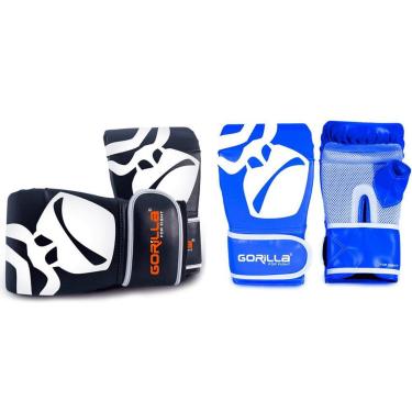 Imagem de Luva Bate Saco Pro Adulto + Luva Bate Saco Infantil Para Treino Boxe Muay Thai MMA-Unissex