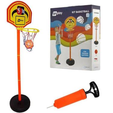 Imagem de Go Play Kit Basketball Com Pedestal Ajustável Multikids - BR951