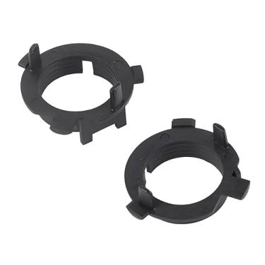 Imagem de Suporte de farol de LED 1 par de adaptadores de farol de LED H7 adaptador de lâmpada de farol suporte de base de retentor de lâmpada de LED H7 clipe de retenção adaptador de farol retentor