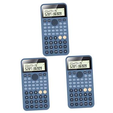 Imagem de TEHAUX 3Pcs Funções Calculadora Eletrônica Calculadora Do Ensino Médio Calculadora De Desligamento Teste Calcular Calculadora De Escritório Computador Estudante Portátil