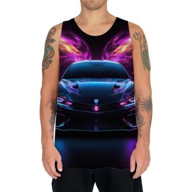 Imagem de Camiseta Regata Carro Neon Dark Silhuette Sportive 2 - Kasubeck Store