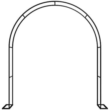 Imagem de Árvore de metal para jardim, arco de casamento, treliça em arco com base para várias plantas trepadeiras, rosas, videiras, decoração de festa de noiva, pérgola, 120x220cm, 140x230cm, 200x230