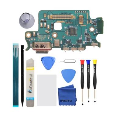 Imagem de iParto Kit de substituição de porta de carregamento para Samsung Galaxy S23 SM-S911U SM-S911U1 USB Flex Dock Connector Charging Flex Substituição com ferramentas