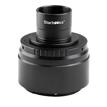Imagem de Starboosa Suporte adaptador de câmera para telescópio para câmera full frame mirrorless Nikon Z Series - com adaptador T de 3,15 cm - para telescópio Prime Focus e fotografia