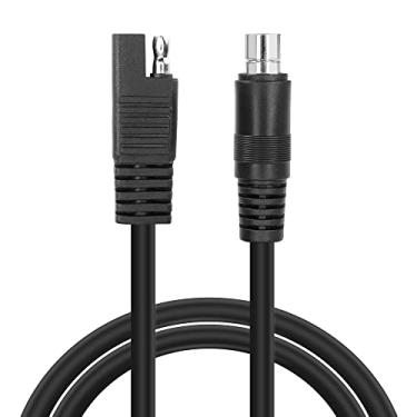 Imagem de Cabo de extensão 24V CC 8 mm para SAE DC 8,0 mm x 2,0 mm plugue macho para adaptador solar SAE cabo conector 14AWG para carro, motocicleta, painel solar, gerador portátil, estação de energia solar,