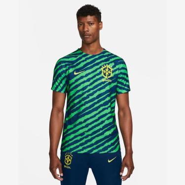 Imagem de Camiseta Nike Brasil Pré-Jogo Masculina-Masculino