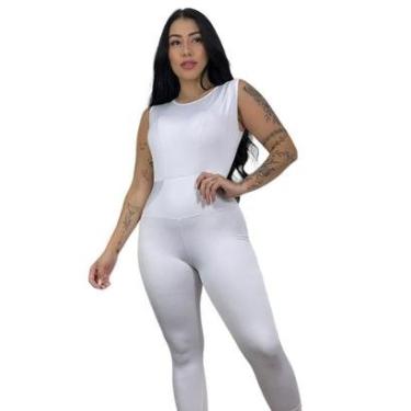 Imagem de Macacão longo feminino suplex academia fitness-Feminino