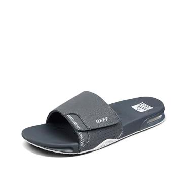 Imagem de Reef Men's Fanning Slide Sandal, Shadow, 12