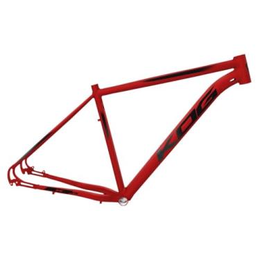 Imagem de Quadro Aluminio Bicicleta aro 29 KOG MTB Alumínio 6061 Cabo Interno,Vermelho Preto,17