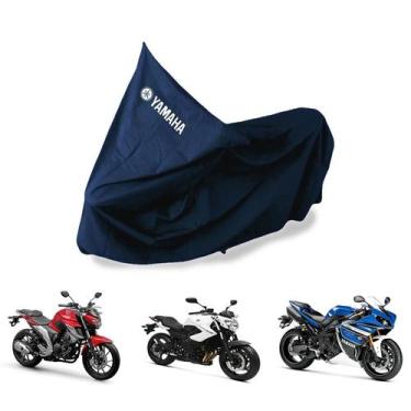 Imagem de Capa Protetora Impermeável Para Moto Yamaha - SPTS,  G, Azul-escuro