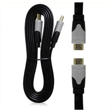 Imagem de Cabo HDMI Achatado Suporte 3D Full HD 1080 Versão 1.4 Exbom CBX-HB18SM