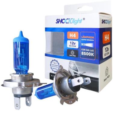 Imagem de Lampada super branca resistente 12v 55w halogena 8500k farol - SHOCKLI