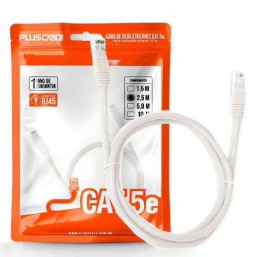 Imagem de Caboderede Cat.5E 2.50 Metros Pc-Ethu25Wh Patchcordpluscable