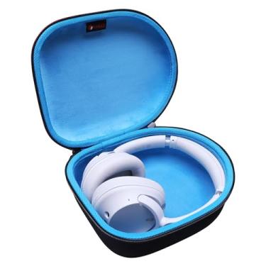 Imagem de Capa de fone de ouvido para fones de ouvido Beats, Sony, Raycon, JBL, OneOdio, TOZO, SteelSeries, Jabra, Audio-Technica e Sennheiser (preto externo + azul claro interno