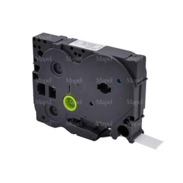 Imagem de Fita Compatível TZe-231 Preto sobre Branco 12mm 8 metros - Puty, Preto