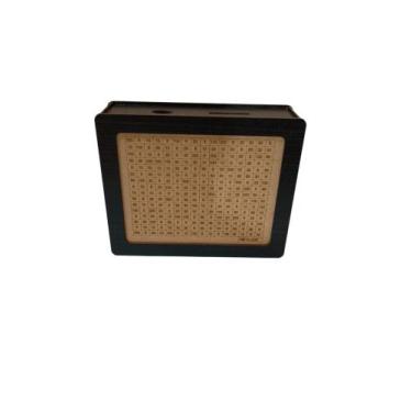 Imagem de Cofre Desafio 10 MIL Preto Com Crú - Paraiba Laser, PRETO COM CRÚ