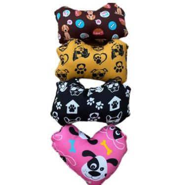Imagem de Almofada de osso ou coração para pets - BRINQUEDO PARA CACHORROS - Ves