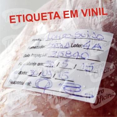 Imagem de Etiqueta Vinil Identificação - Alimento Anvisa Vigilância Sanitária - 
