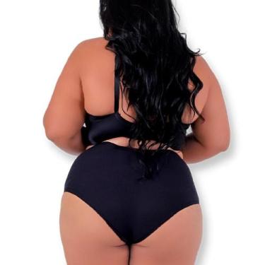 Imagem de kit 5 lingerie calcinha plus size de algodão feminina roupas íntima at