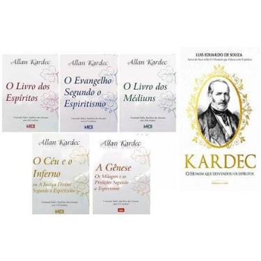 Imagem de Kit 6 livros allan kardec - espirita - ide