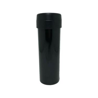 Imagem de 24 Garrafas Water Bio 500ml - lisas - Triplast, Preto opaco