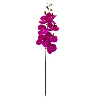 Imagem de Flores Artificiais - Haste de Orquídea Pink 3D  Linha permanente Formo