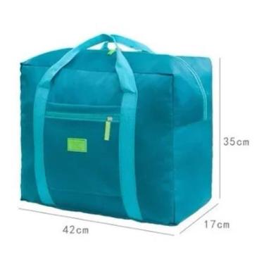 Imagem de Travel Bag Bolsa/ Sacola Dobrável De Viagem Prende Na Mala - VIL, Verd
