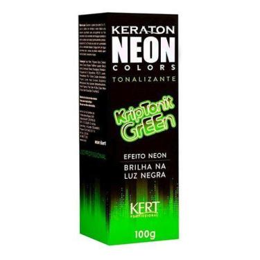 Imagem de Tonalizante Keraton Neon Colors Kriptonit Green 100g - Kert