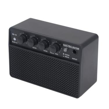 Imagem de Amplificador de Guitarra Elétrica, Mini Amplificador Portátil Recarregável de 10W para Prática de Guitarra para Performance de Guitarra