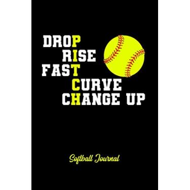 Imagem de Softball Journal: Softball Notebook for Catcher/Pitcher Girls Training Journal at Sports, High School, College, University [Lined]