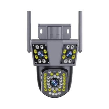 Imagem de Câmera de Segurança Wi-Fi 6K 12MP - Zoom 10X, Lente Tripla e AI Tracki